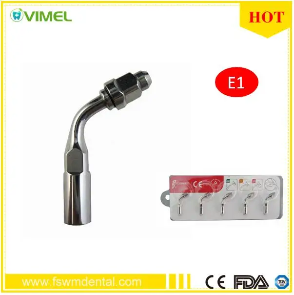 E1,EMS WOODPECKER SCALER TIPS,DENTAL TIP FOR ENDO