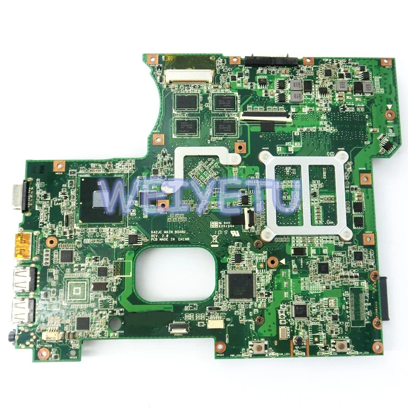 Материнская плата K42JC HM55 GT310M с 8 видеокартами для ASUS A42J K42J X42J A40J материнская
