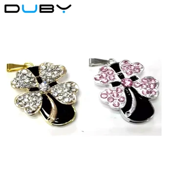 

2018 New Fashion Girl Crystal Heels Pearl Flower USB Flash Drive Pen Drive 4GB 8GB 16GB 32GB Memory Stick Drive Stars