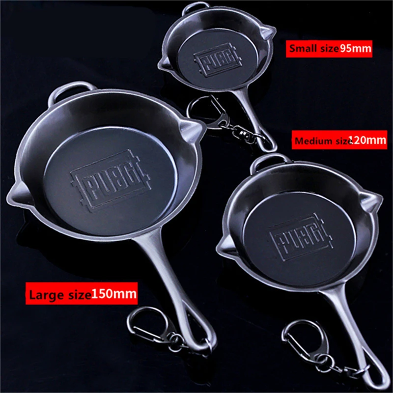 Game PUBG Playerunknown's Battlegrounds Cosplay Props Alloy Frying Pan Model Pendant