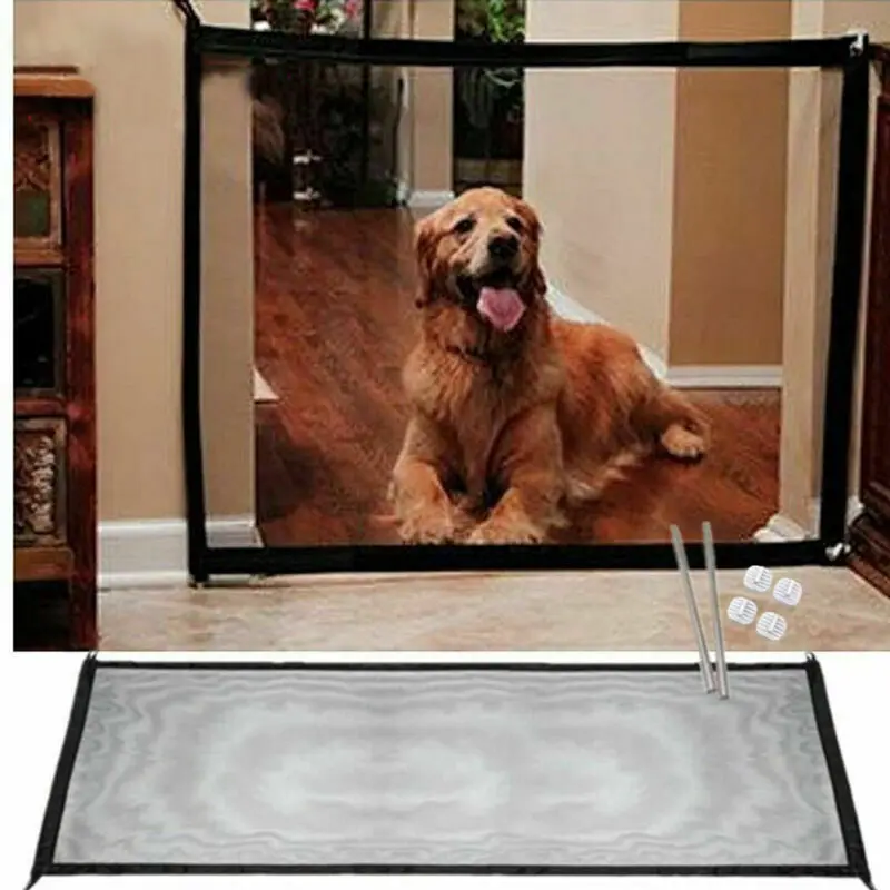 74*182 см люк для собаки гениальный сетки Magic Pet ворота для товары собак Безопасный гвардии установить собака защитный кожух заборы изоляции