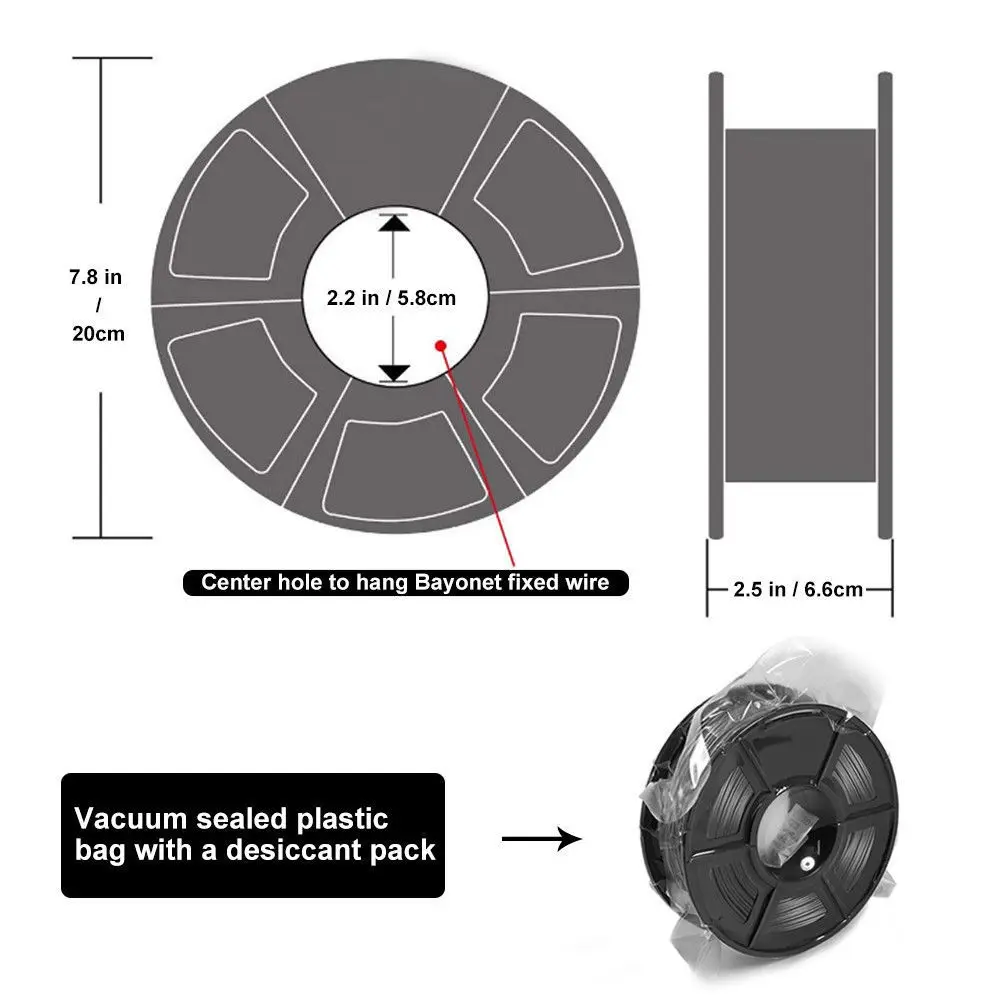 SUNLU ABS проводящий Филамент для 3D-принтеры 1,75 мм Вес нетто: 1 кг 2.2LBS с катушка 400 м в катушке Пластик abs расходные Материал