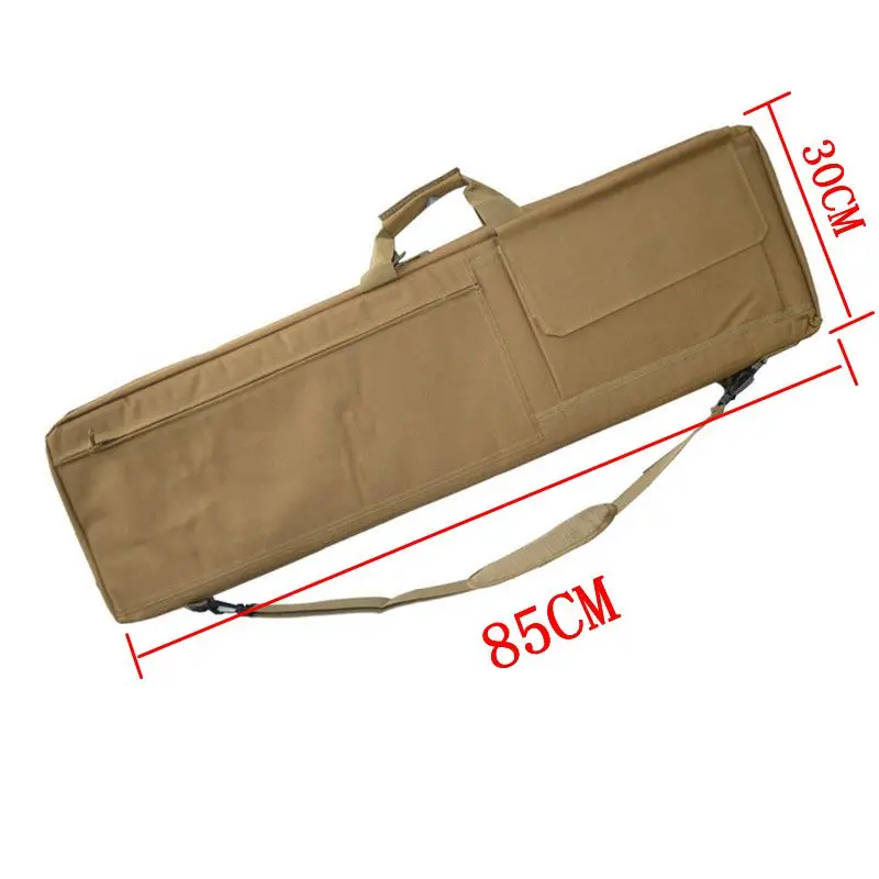 Открытый Военно-Тактические Охота Стрельба Винтовка Рюкзак мешок Кемпинг 85 см выбор черный песок Цвет пистолет сумка
