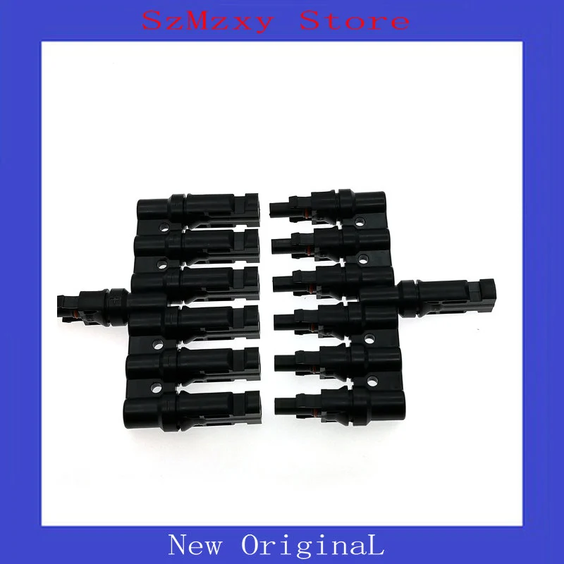 

1Pair MC4-6T Multi T Branch MC4 Connector for solar panel parallel connection branch two pv module panel connect solar system