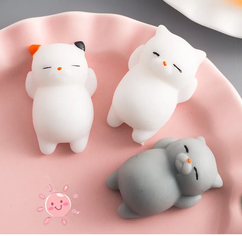 New 26 style Stress Squeeze toys Mochi Rising Cute slime cartoon animal Antistress Ball Abreact Soft Sticky Relief Funny Gift