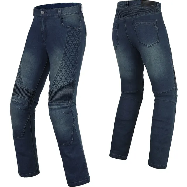 BENKIA Motorcycle Pants Men Women Windproof Racing Denim Pants