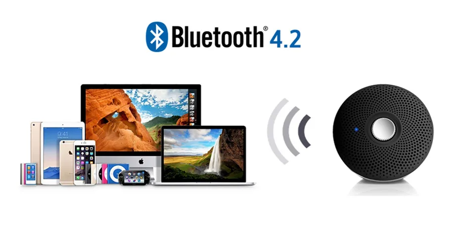 August MS430 Bluetooth v4.2 Stereo Speakers