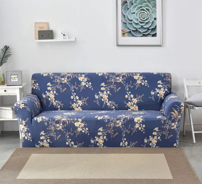 Летний Универсальный Эластичный тканевый чехол для дивана, нескользящий тканевый эластичный универсальный чехол для дивана