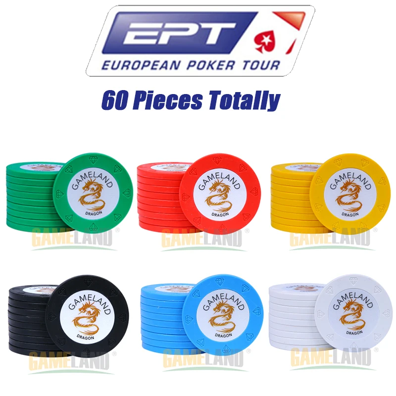 

60PCS/Set Macaron Donuts Diamond Poker Chips - Chip Set Pokerstars - 14g 39*3.3mm