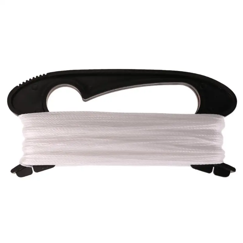 

100M Flying Kite Line D Shape Plastic Polyester White Line Board Flying Kites Line Flying Accessories