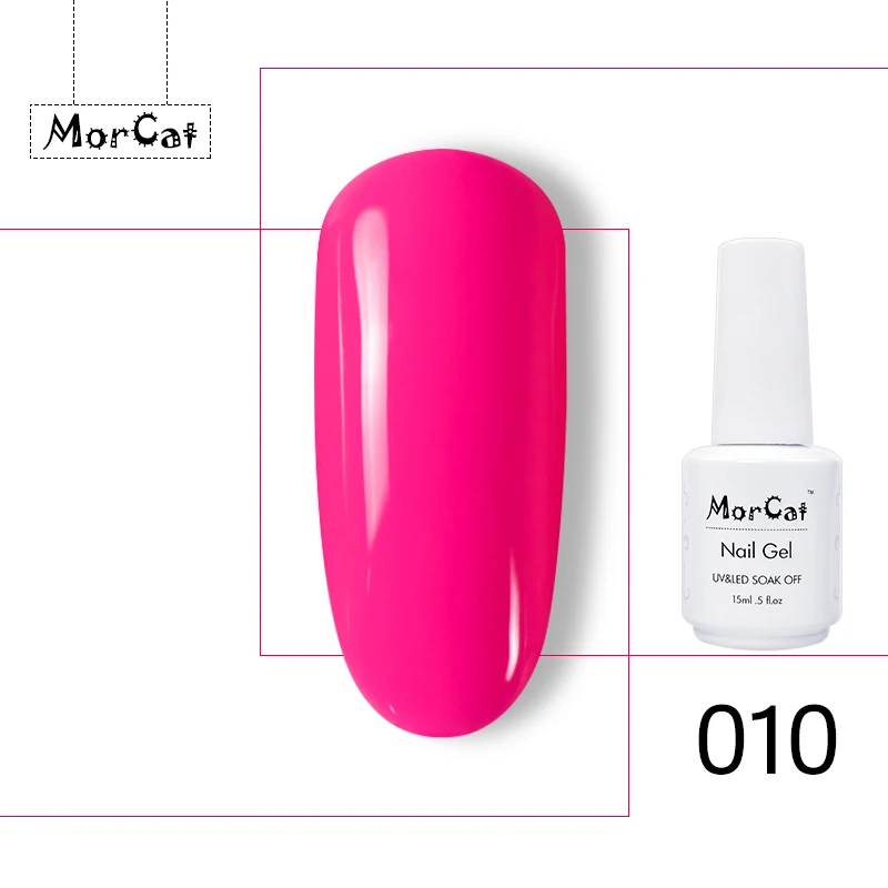Гель-лак MorCat для ногтей розовый цвет УФ-лак Гель-лак УФ-гель для ногтей Гель-лак Vernis Полупостоянный дизайн ногтей