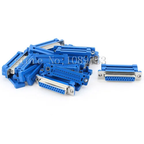 2pcs DB25 25 Pin Female Parallel IDC Crimp Connector for Flat Ribbon