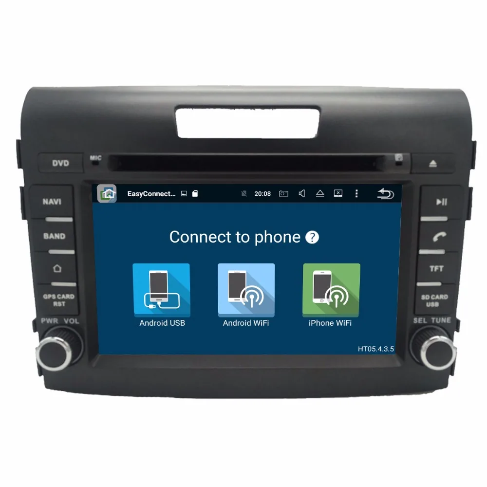 Discount Newest 2 DIN Android8.1 Radio Car DVD Player GPS Navigation for Honda CRV 2012-2016 Car Stereo Audio Vehicle Multimedia Headunit 5