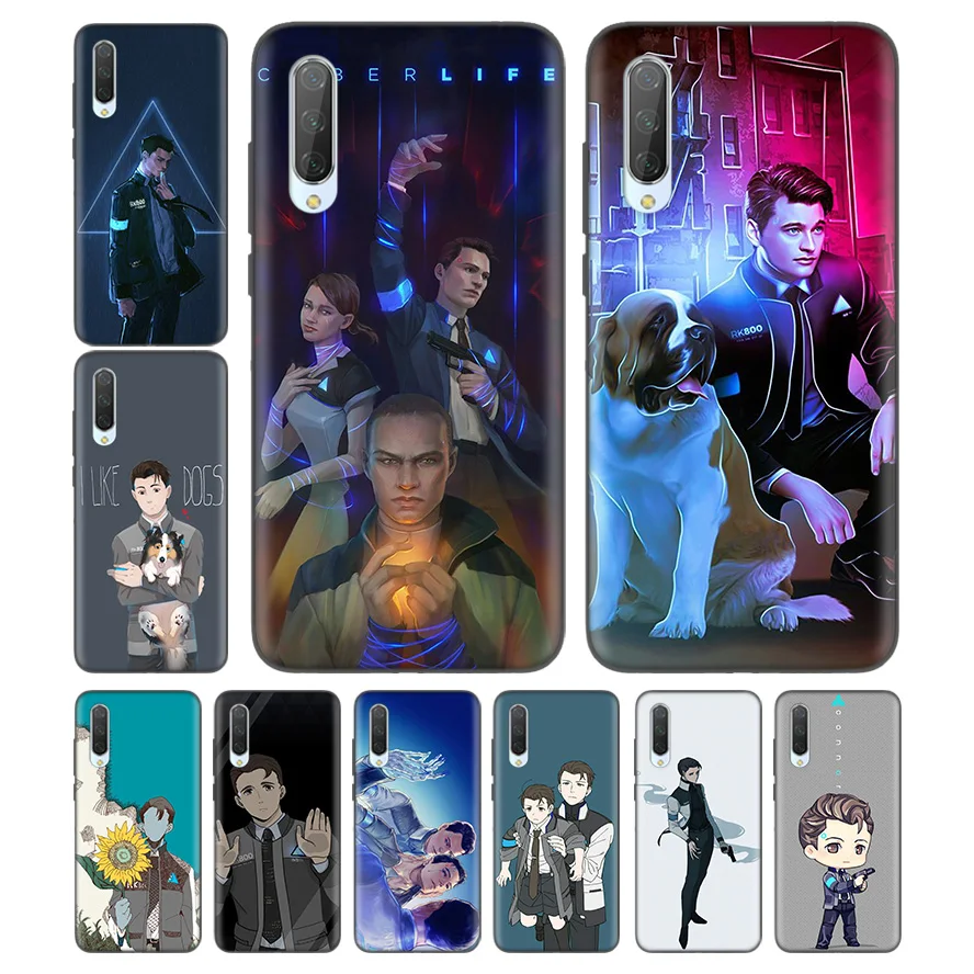 

Silicone Case For Xiaomi Redmi Note 7 7A 7S 6 6A 5 K20 Mi A1 A2 8 9T CC9 CC9E Lite Pro F1 Cover Detroit Become Human RK800 Conno
