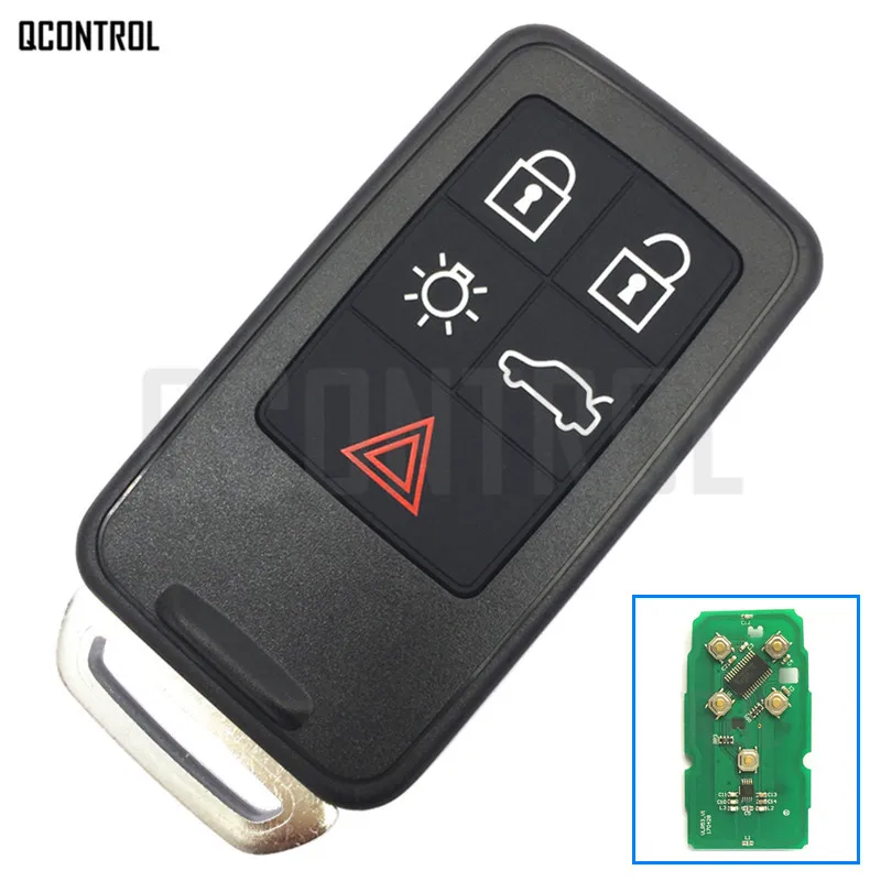 

QCONTROL Remote Key Smart Car Key Fob for Volvo XC60 S60 S60L V40 V60 S80 XC70 434Mhz