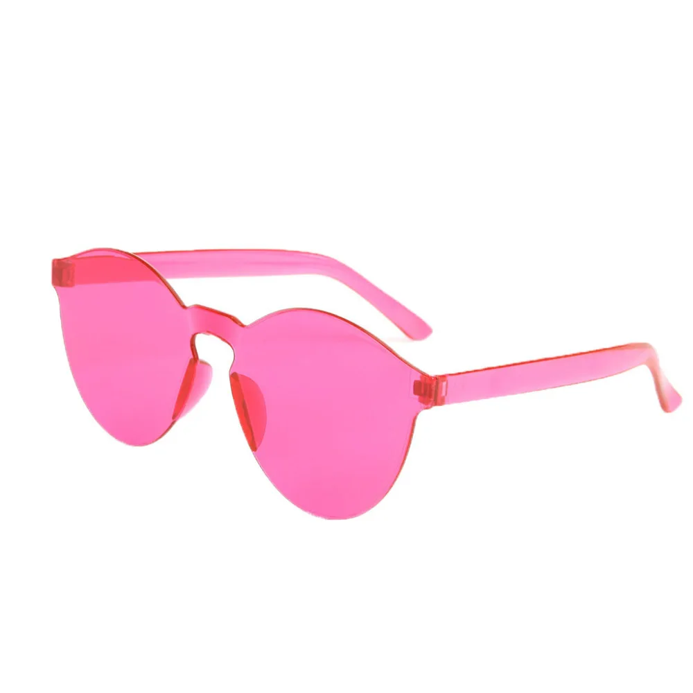 2019 man and woman Candy-colored frameless transparent cycling glasses photochromic beach sport couple sunglasses 40M27 (6)