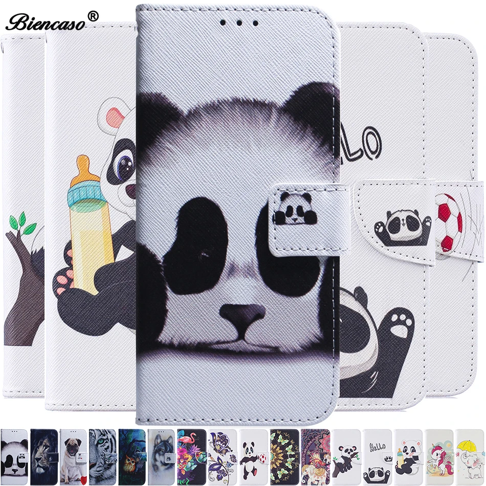 

Panda Phone Accessories Cover For coque samsung galaxy s8 Stand Case For Samsung Note 8 A5 2018 A8 A6 Plus J3 2017 + Card Slot