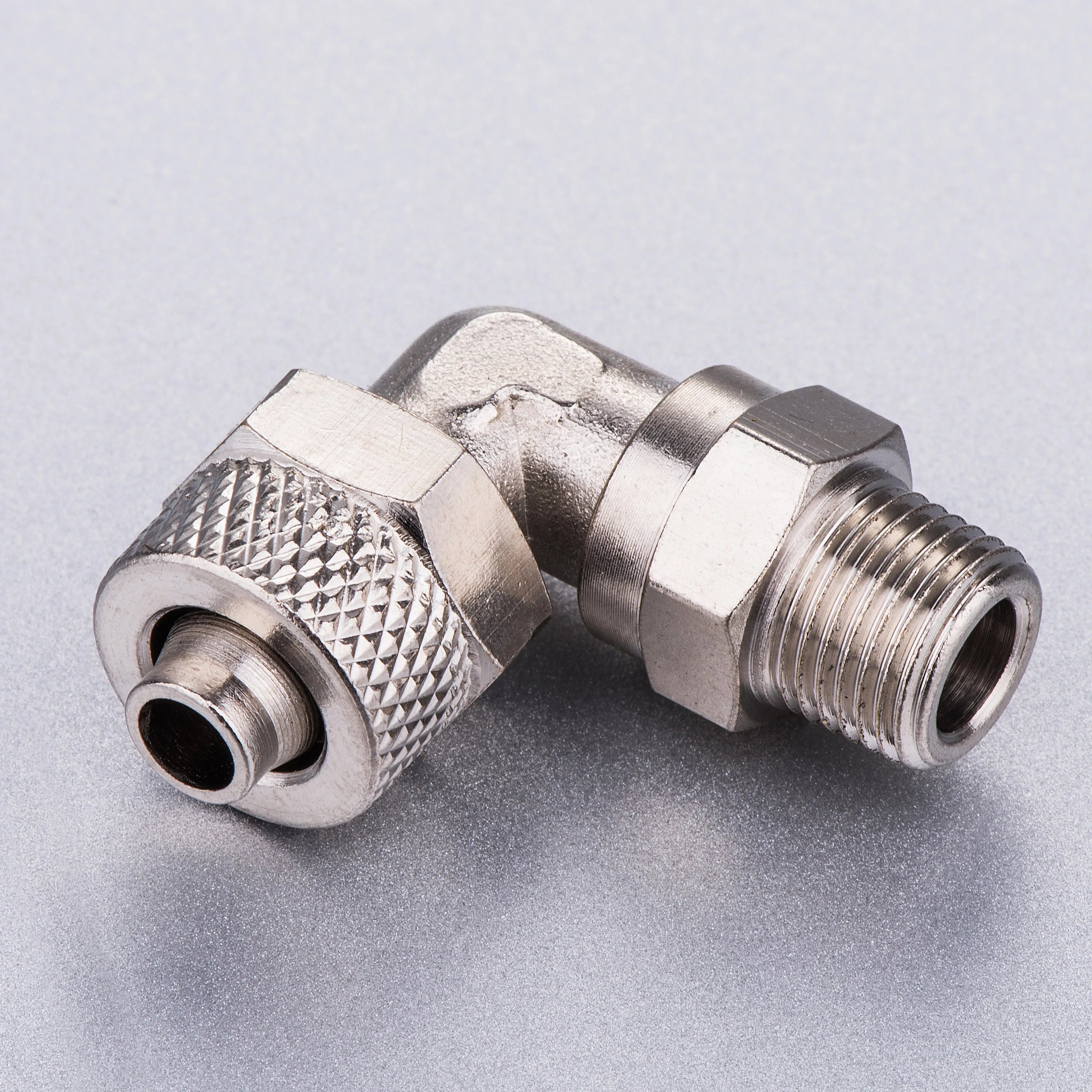 

8MM outer,6mm inner dimension,1/8 thread, rapid fittings for the plastic tube swivel male elbow