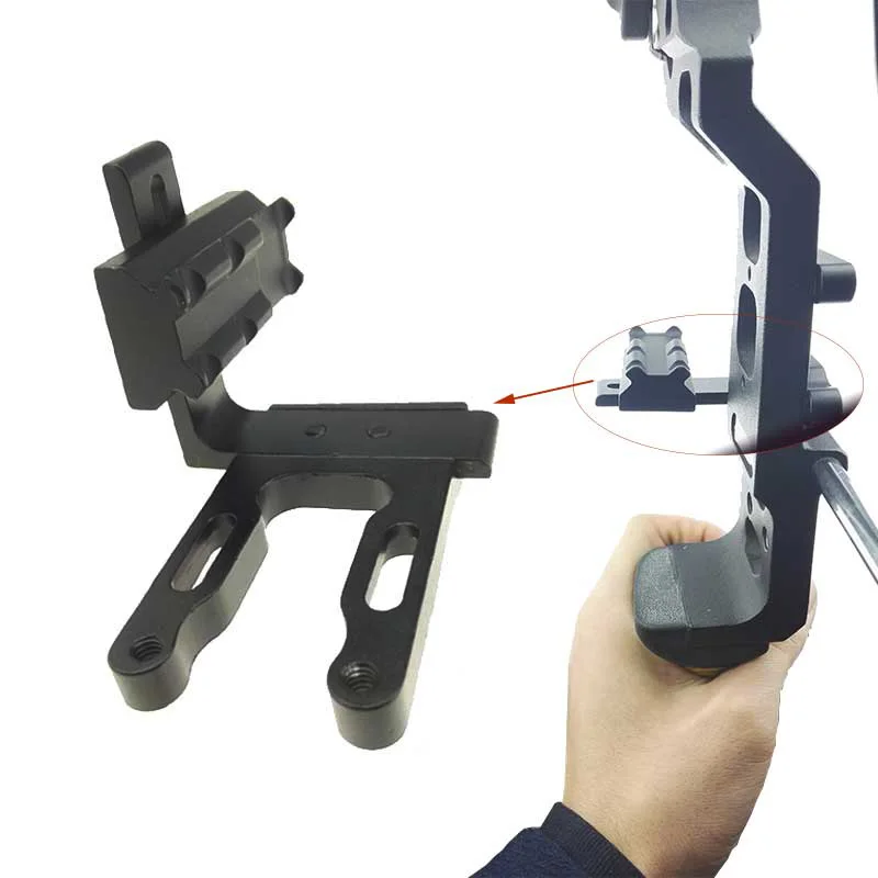 

Compound Recurve Bow Red Green Dot Scope & Sight Mount Bracket 20mm Rail
