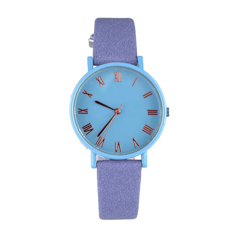 Модные темпераментные кварцевые женские часы очаровательные ярких цветов с