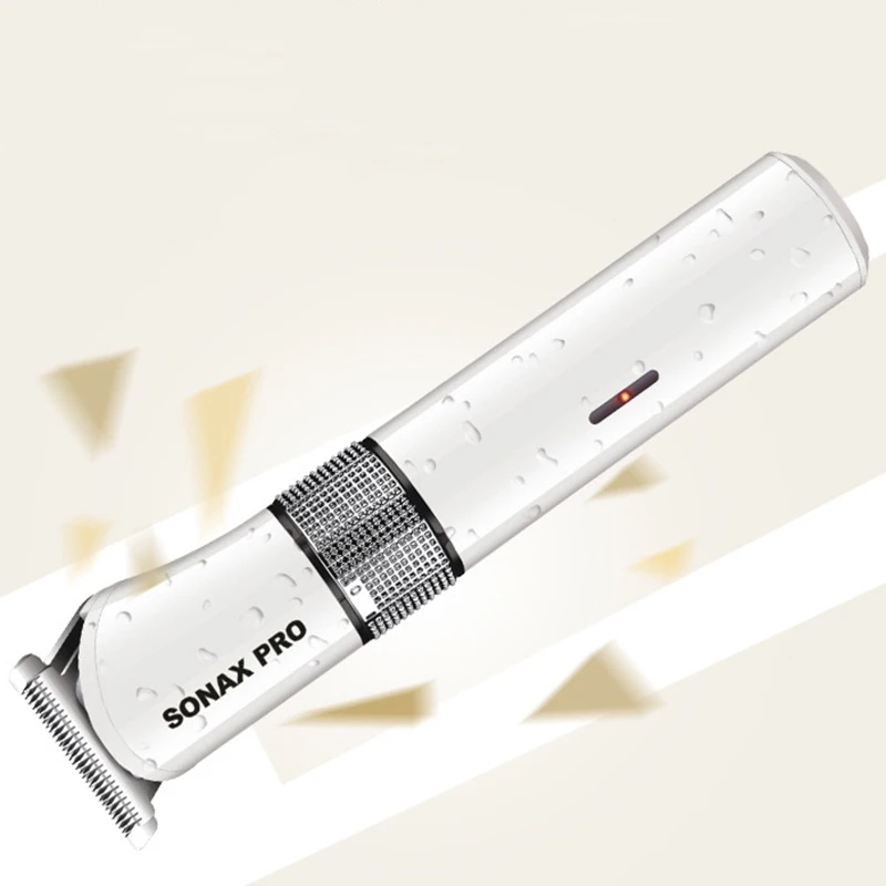 Sonax Pro портативная перезаряжаемая Водонепроницаемая профессиональная машинка для стрижки волос Бытовая Бесшумная детская европейские волосы машинка для стрижки волос Shav