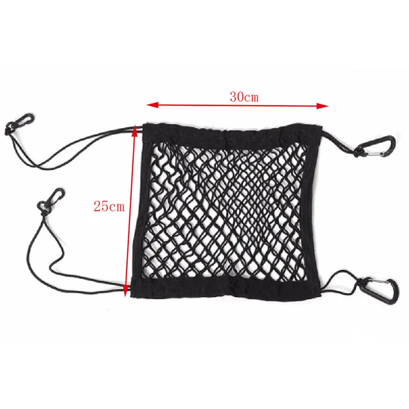 Автомобильный органайзер для хранения спинки сиденья, эластичная сетчатая Сетчатая Сумка для автомобиля между сумкой, держатель для багажа, карман для автомобильных транспортных средств 30*25 см, автомобильный стиль