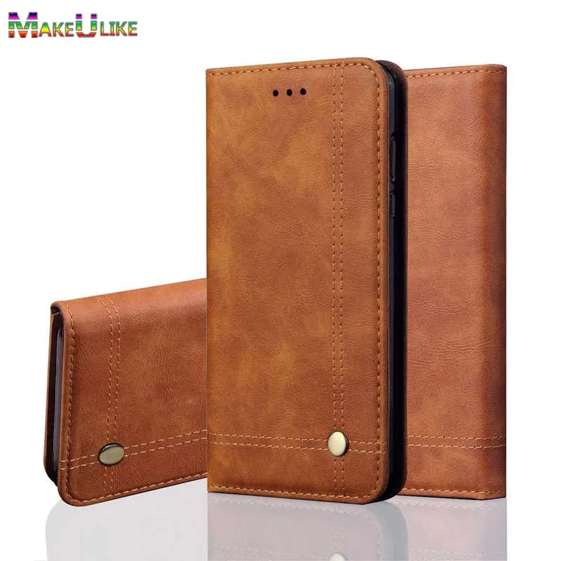 

MAKEULIKE Flip Case For Huawei Nova 3i Wallet Case Adsorption PU Leather Phone Cases For Huawei Nova 3i Fundas