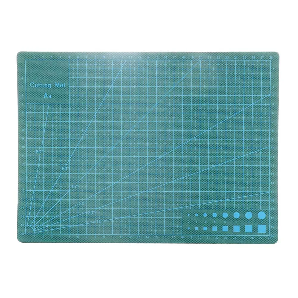 

22cm*30cm Double-Sided Self Healing Rotary Cutting Mat Non-Slip PVC for Hobby Fabric Cutter Craft Knife Set A4 Cutting Mat