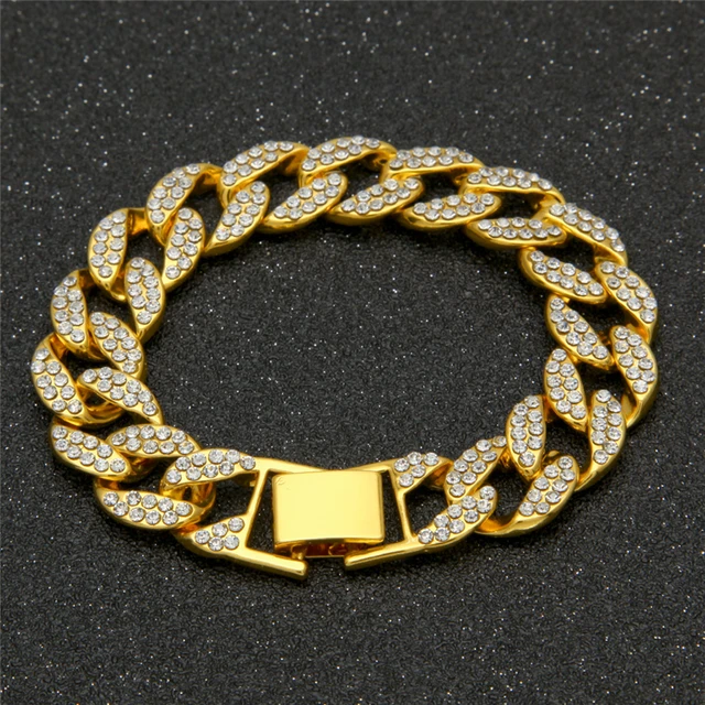 Men's Luxury Rhinestone Fashion Bracelets & Bangles High ...