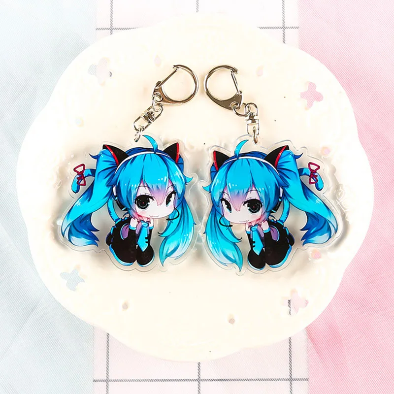 Аниме Хацунэ Мику Kagamine Rin/Ren акриловый брелок без игры нет жизни Limited Шарм Kawaii милая сумка брелок для телефона подарок на день рождения