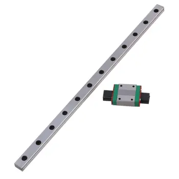

MGN12 Mini Bearing Steel Linear Sliding Guideway Rail Block with 300mm Linear Sliding Guide Set of 2
