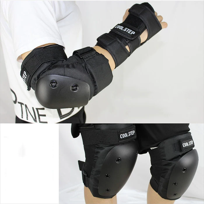 Coolшаг ребенок/взрослый роликовый Скейт Скейтборд защита рук запястья локоть Спорт катание защитные прокладки