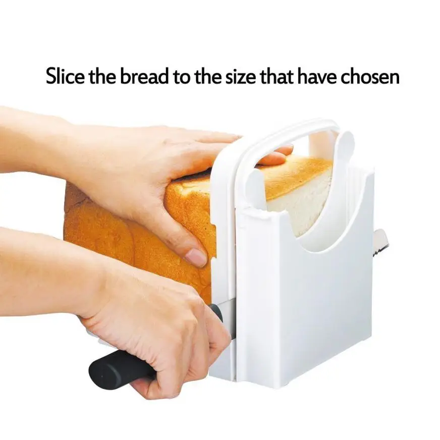 Slicer Bread Cutting Guide Thickness Adjustable Bread/Roast/loaf Slicer