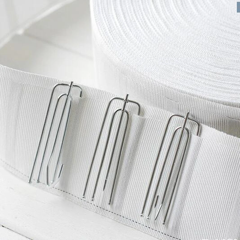 

Metal Shower Curtain Hooks 80 PCS / LOT Curtain Hook Accessories Cloth hooks For Pull Pleated Tape Single hooks