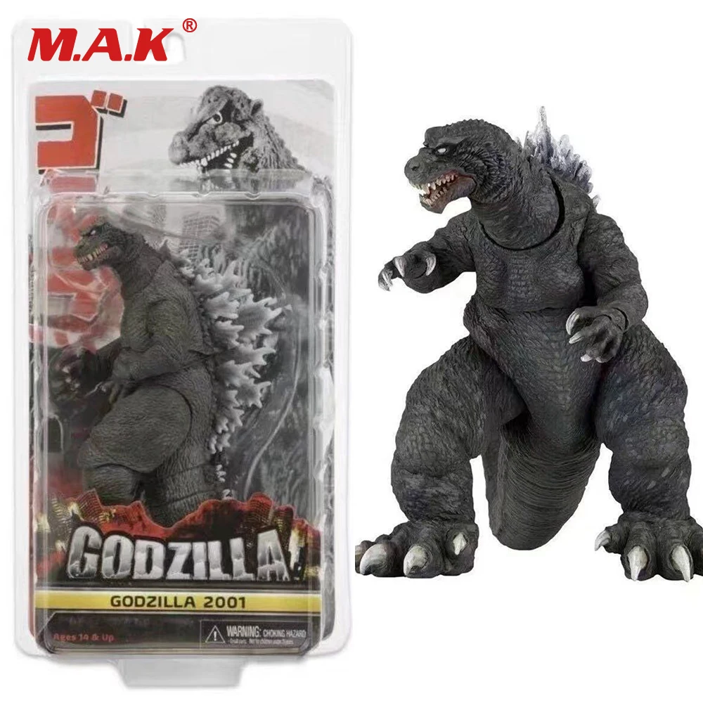 

For Collection Gift NECA 2001 Godzilla PVC Anime Action Figure Black Edition Toy for Boys Brinquedos