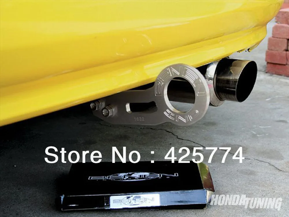 BENEN IND 0185 Industries Front & Rear Trailer Tow Hook Black