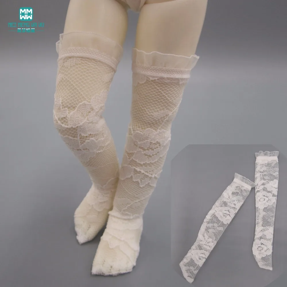 BJD аксессуары для 1/3 1/4 1/6 BJD SD DD куклы мода персик сердце чулки, кружевные чулки, кружевные носки