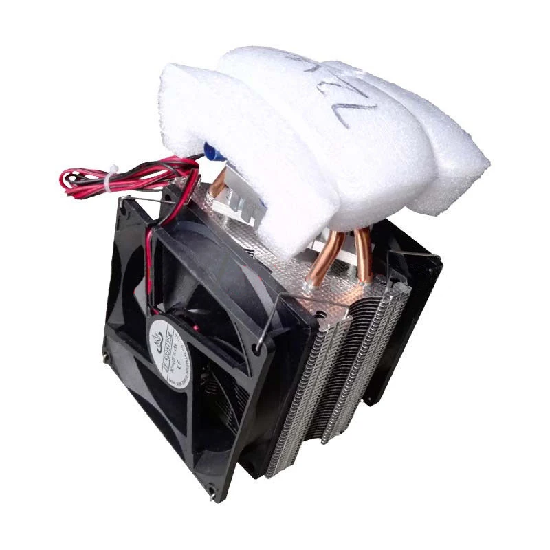 

Thermoelectric Peltier Refrigeration DIY Water Cooling System Cooler Device 12V