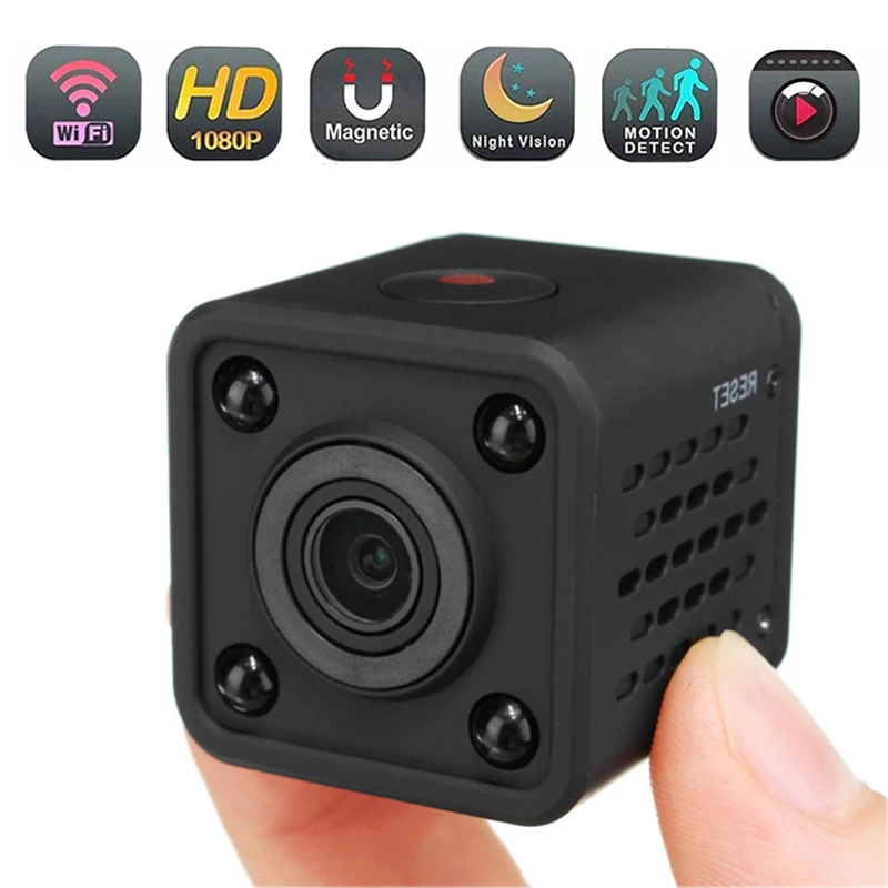 

120 Degree Wide-Angle Security Camera HD 1080p Mini Camcorder WiFi Micro Camera Night Vision Camera Wireless Camera