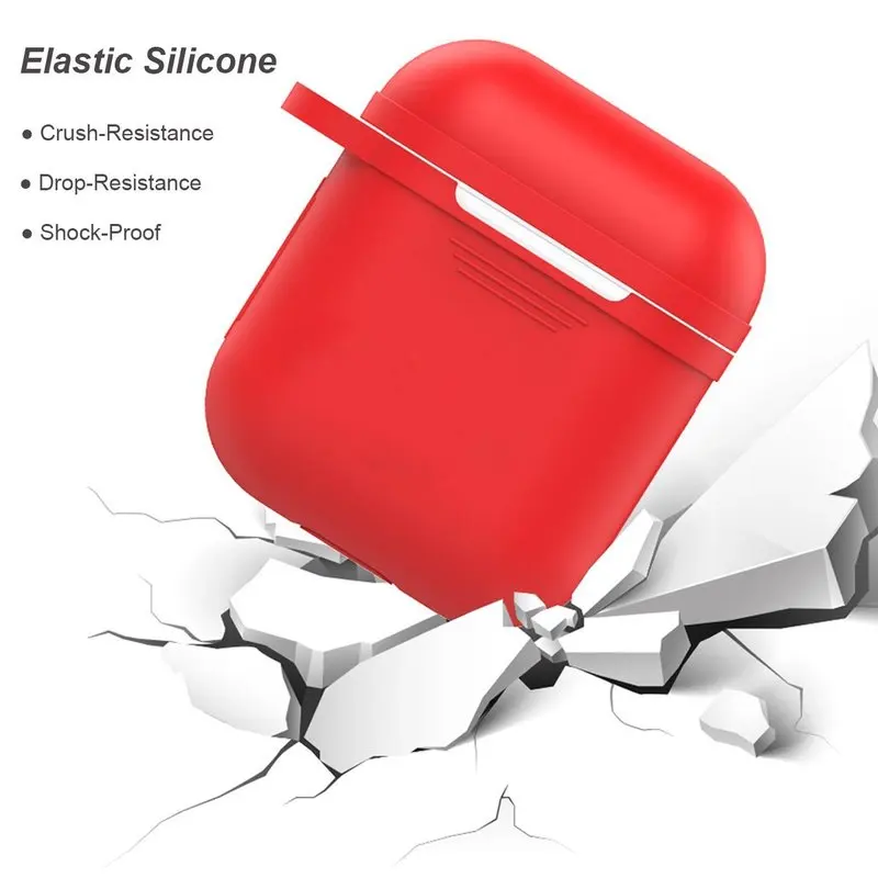 4 In 1 Earphone Silicone Case Anti-lost Wire Eartips for Apple Airpods Air Pods Bluetooth Wireless Headphone Accessories