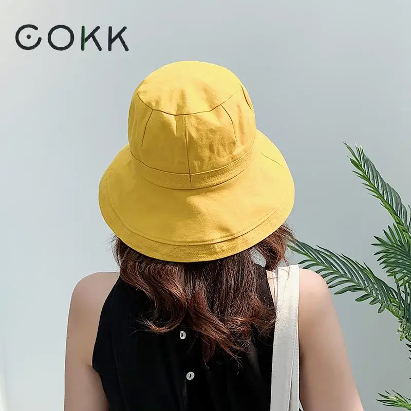 COKK قبعة بحافة امرأة قبعات صيفية للنساء واقية من الشمس الشمس الكورية نمط بنما كاب قبعة صيد عطلة قبعة للشاطئ 2019 جديد COKK قبعة بحافة امرأة قبعات صيفية للنساء واقية من الشمس الشمس الكورية نمط بنما كاب قبعة صيد عطلة قبعة للشاطئ 2019 جديد