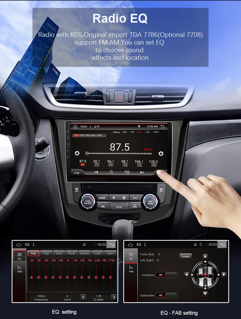 Flash Deal Eunavi Car GPS Radio Player Android 9.0 For Nissan X-Trail Qashqail 2014 -2017 With Octa Core 4GB+32GB Stereo Multimedia 12