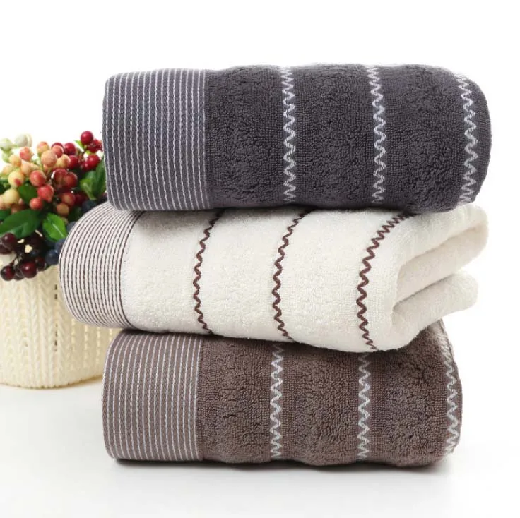 

Solid 70x140cm Bath Towel Beach Towel Cotton For Adults Fast Drying Soft Thick High Absorbent Shower Sauna Towel Home
