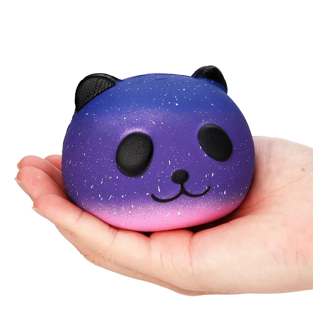 PU Galaxy Симпатичные 10 см детская толстовка "Панда" крем ароматизированный мягкий медленно нарастающее при сжатии игрушки для детей милый плюшевый игрушка для снятия стресса, мягкая игрушка, Прямая поставка