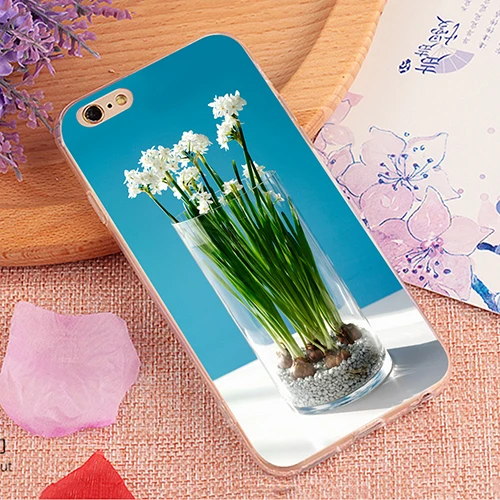 Vase and Flower Print Case Cover for iPhone 6 7 Plus | Мобильные телефоны и аксессуары