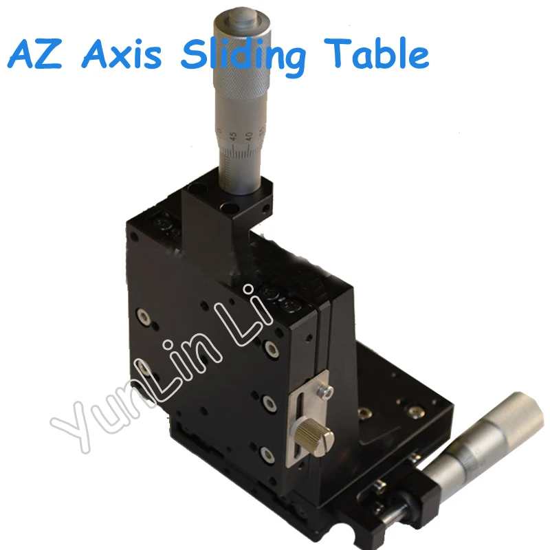 AZ оси вертикального подъема точность перемещающийся стол прямой линии поперечные рельсы 80*80 мм ручной раздвижной стол CZSJ-XZ80-C
