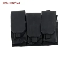Тактический тройной M4 5,56 мм Пистолет подсумок военный страйкбол охотничий жилет винтовка маг держатель сумка