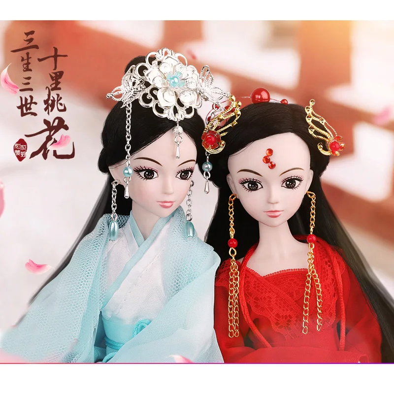 28 см Китайская древняя шарнирная кукла 1/6 ручной работы BAIQIAN/FENGJIU To the Sky фигурки