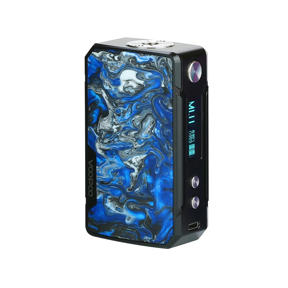 VOOPOO DRAG 157 Вт TC бокс мод контроль температуры электронная сигарета 157 Вт 18650 коробка мод Vape Pro 0,05-3,0 катушка против Drag 2/Mini - Цвет: B-Phthalo