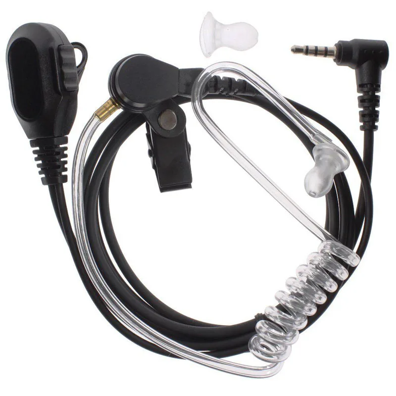 

Covert 1pin 3.5mm Air Acoustic Tube Earpiece Ptt Mic Headset for Yaesu Vertex VX-3R VX-5R FT60R VX3R VX5R VX168 VX2R VX418 Radio